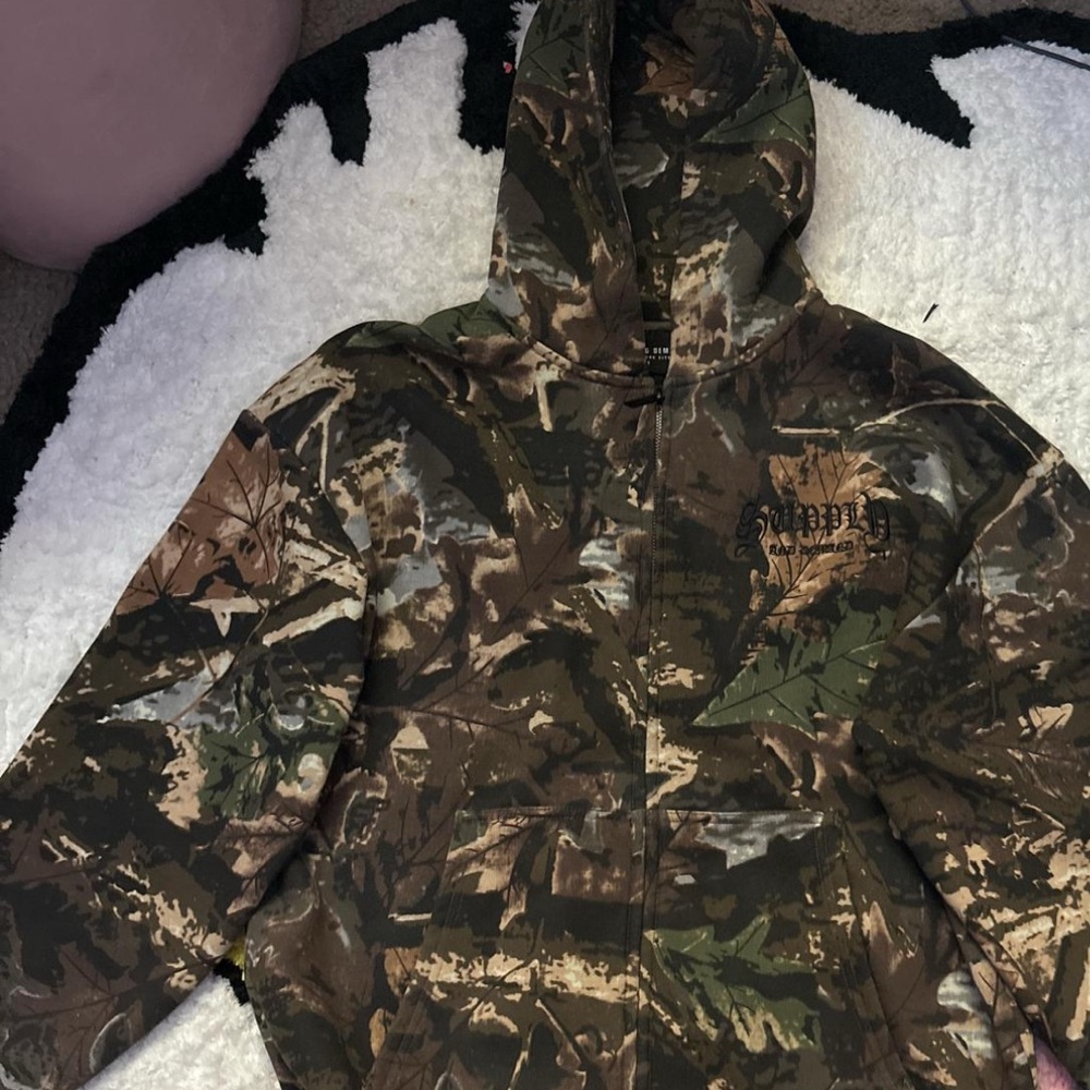 Camouflage Hooded Jacket